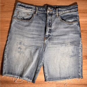 Pilcro (Anthropologie) Faded Denim Shorts